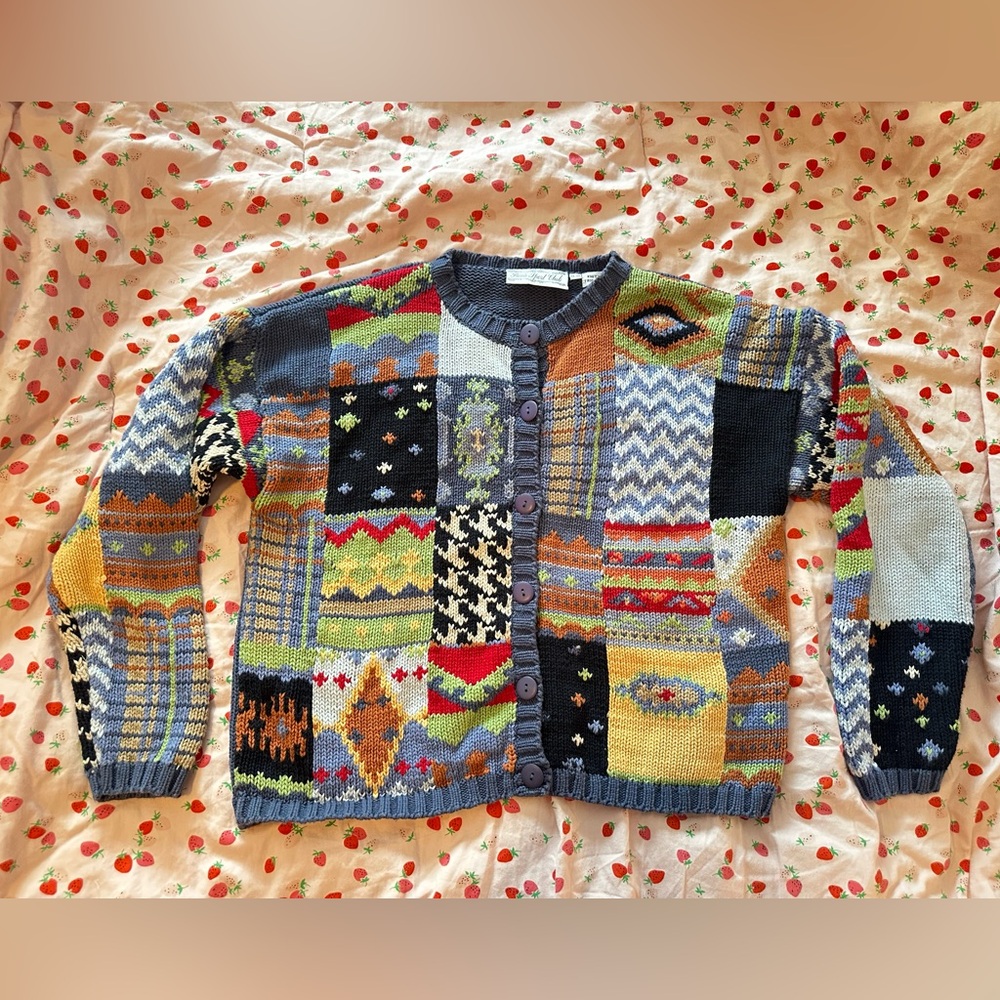Colorful Patchwork Sweater